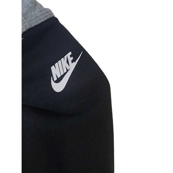Nike Hooded Sweatshirt with Graphics Gray Black Hoodie‎ Size Youth Large - Picture 5 of 7